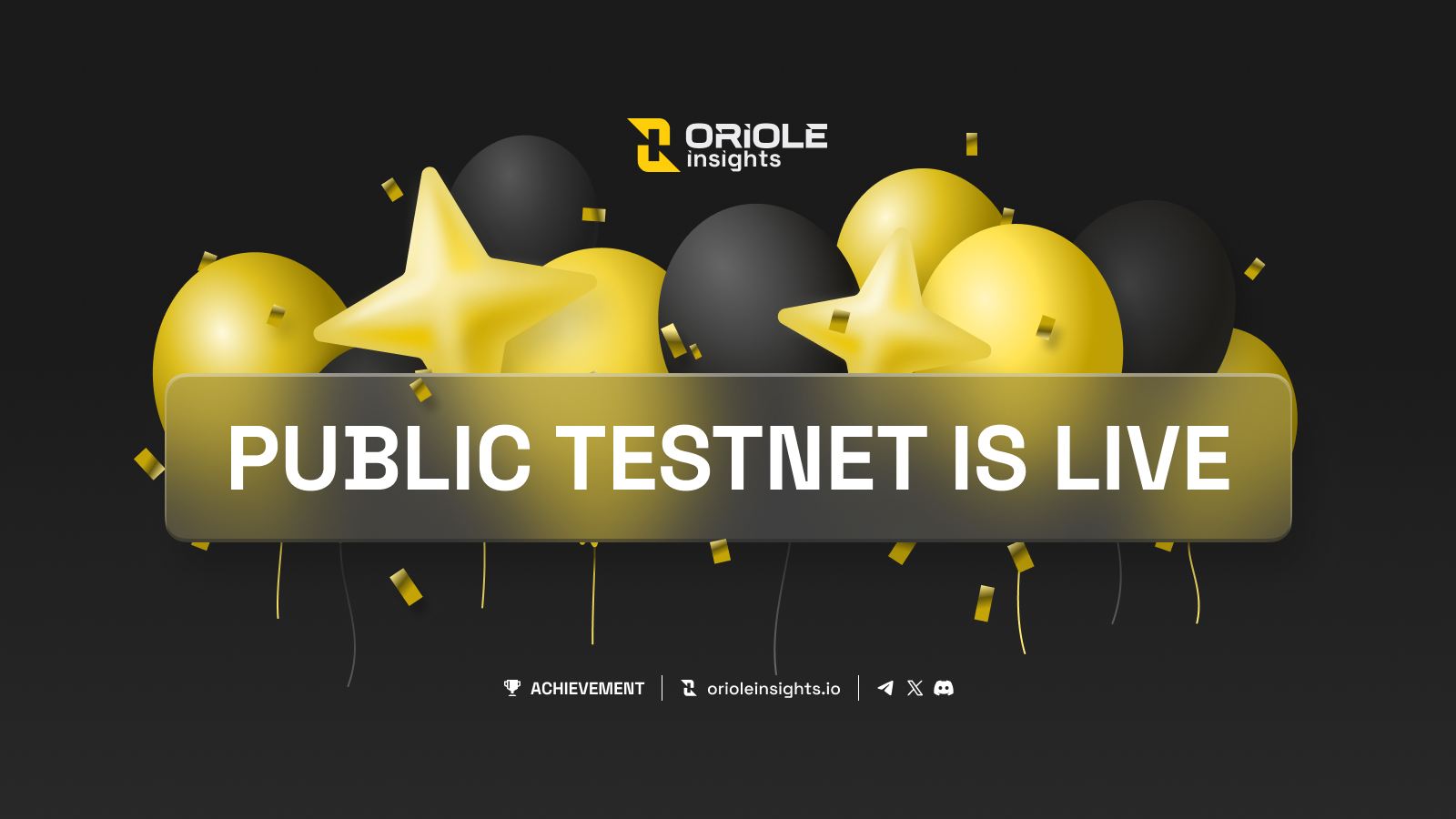 Oriole Insights Public Testnet on BNB Chain | On-chain ORI is Live